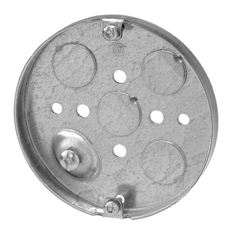 steel city 4-cu in metal round wall electrical box|steel city electrical catalog.